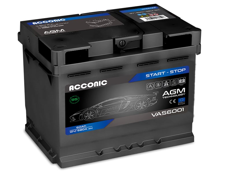 ACCONIC VA56001 START-STOP AGM 60Ah Autobatterie 560 901 068
